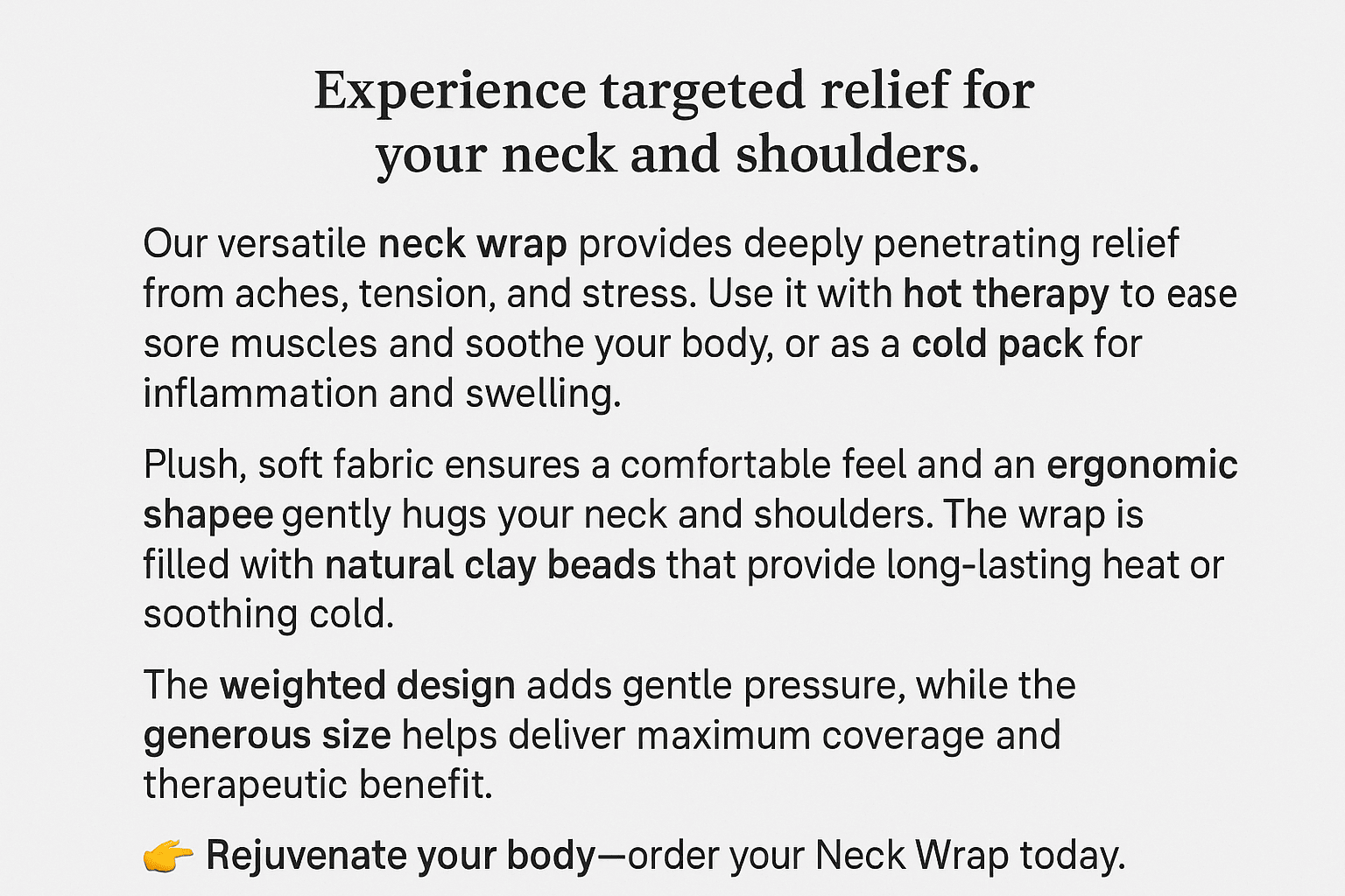 Amazon product description example