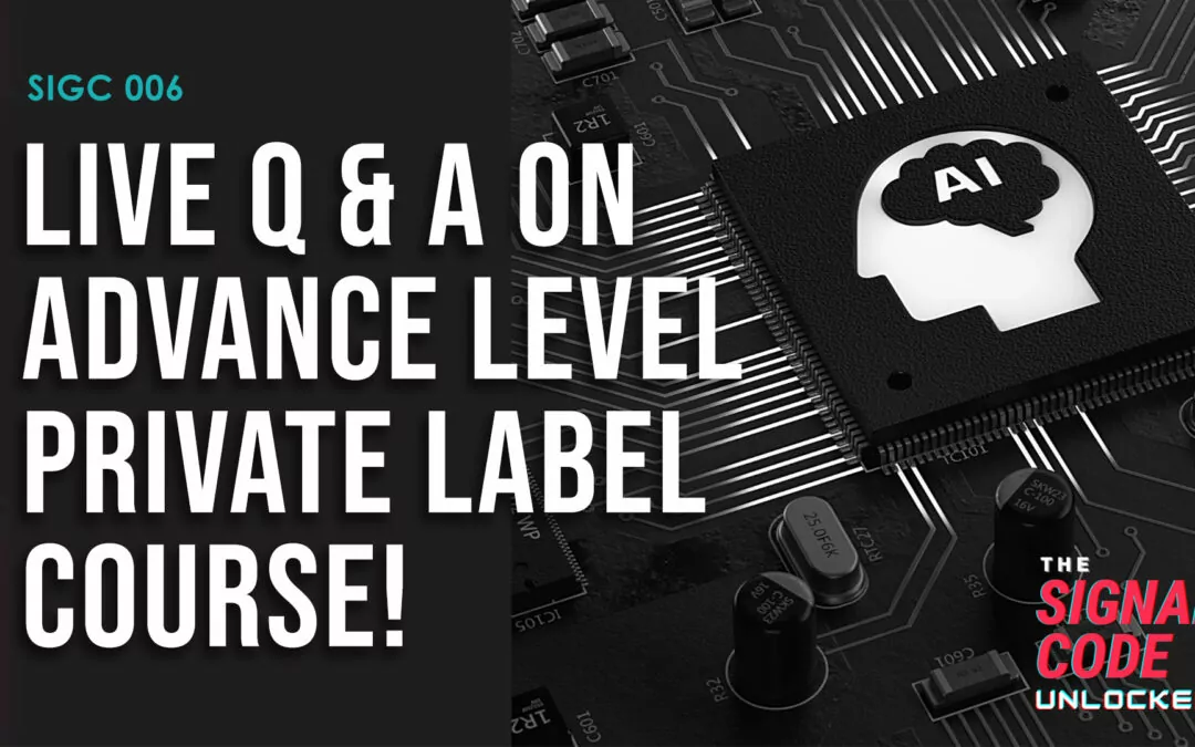 SIGC005 – Amazon PPC (Especially on Low Price Items)