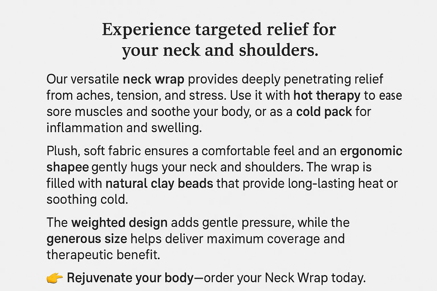 Amazon product description example